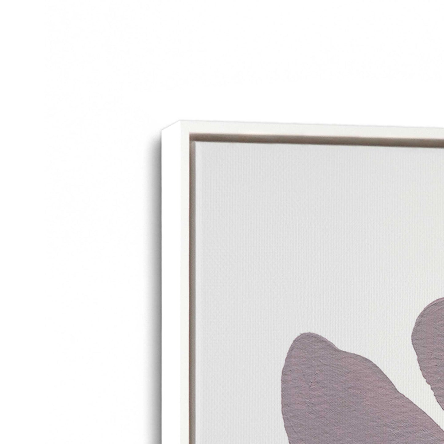 [Color:Opaque White], Picture of art in a White frame at an angle