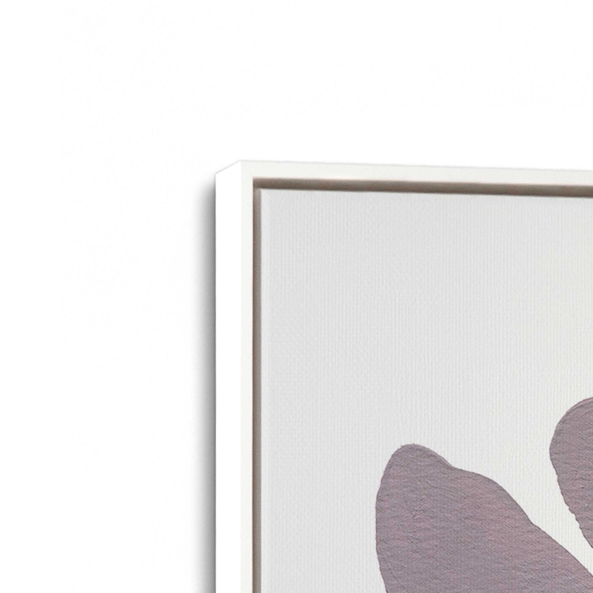 [Color:Opaque White], Picture of art in a White frame at an angle