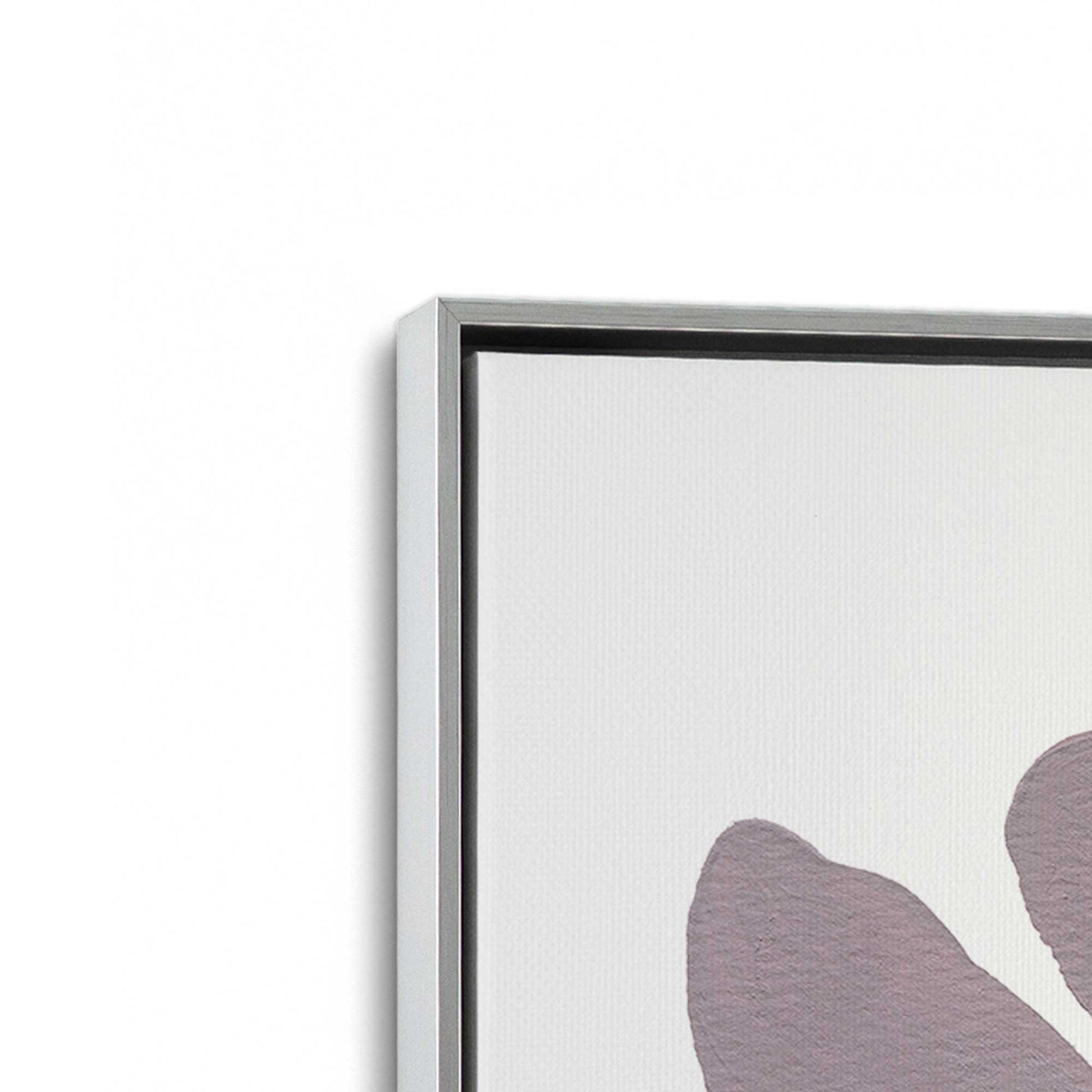 [Color:Polished Chrome], Picture of art in a Polished Chrome frame at an angle