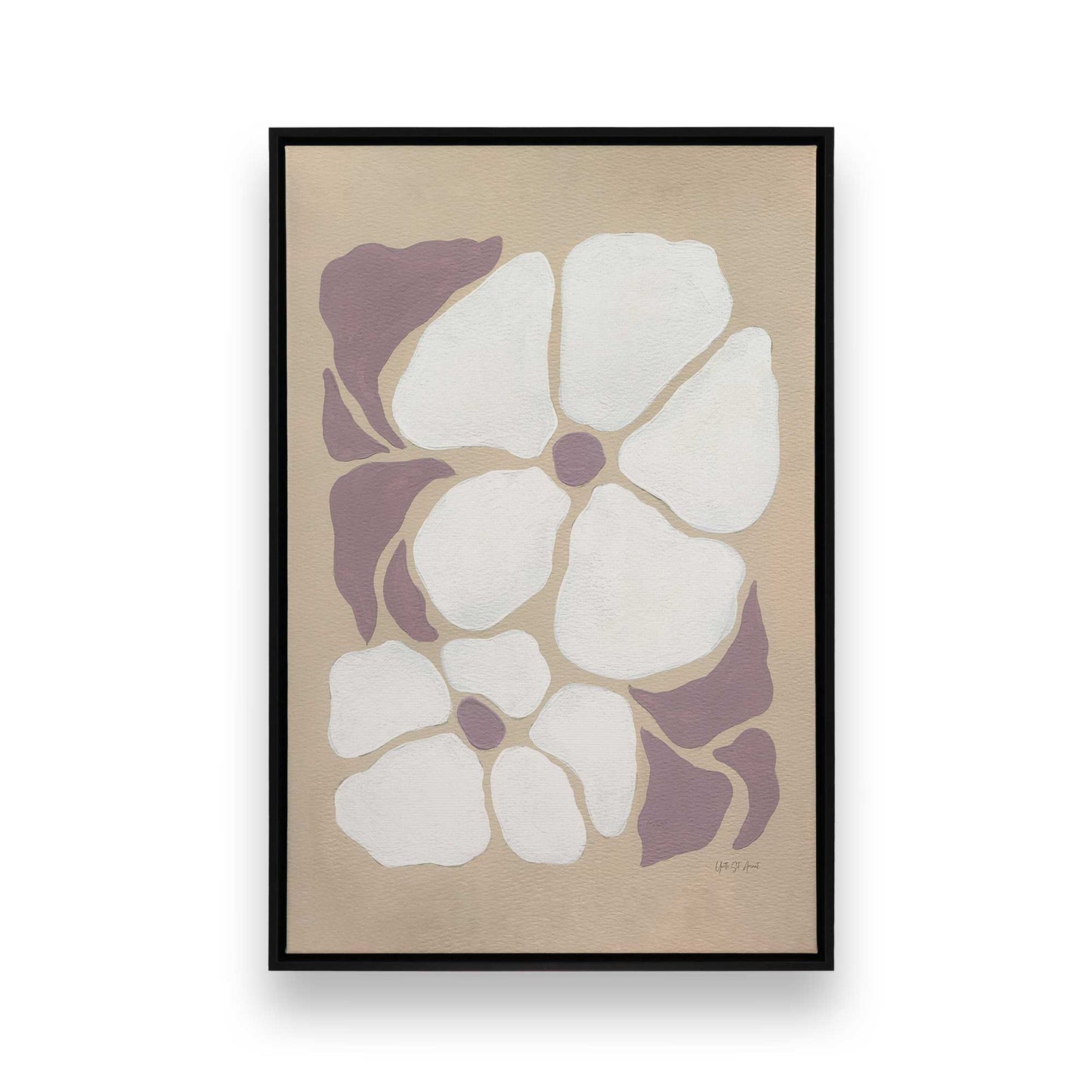 [Color:Satin Black], Picture of art in a Satin Black frame