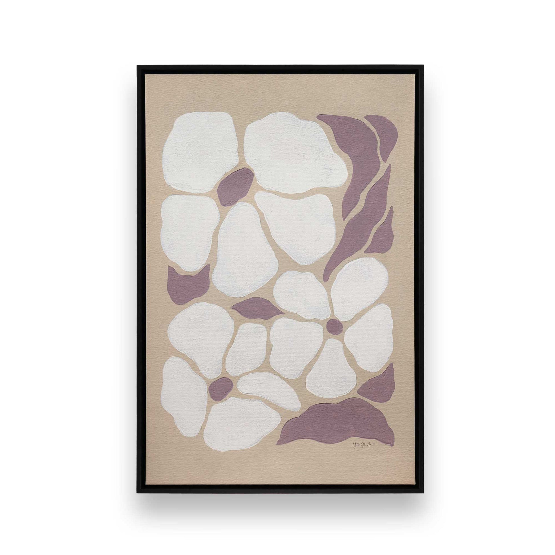 [Color:Satin Black], Picture of art in a Satin Black frame