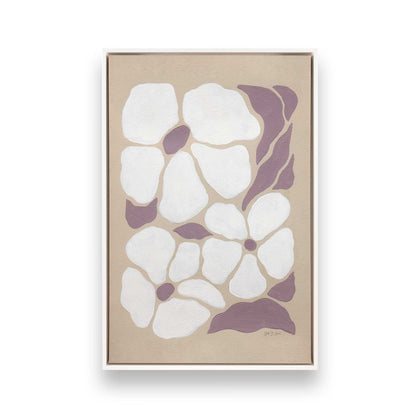 [Color:Opaque White], Picture of art in a White frame