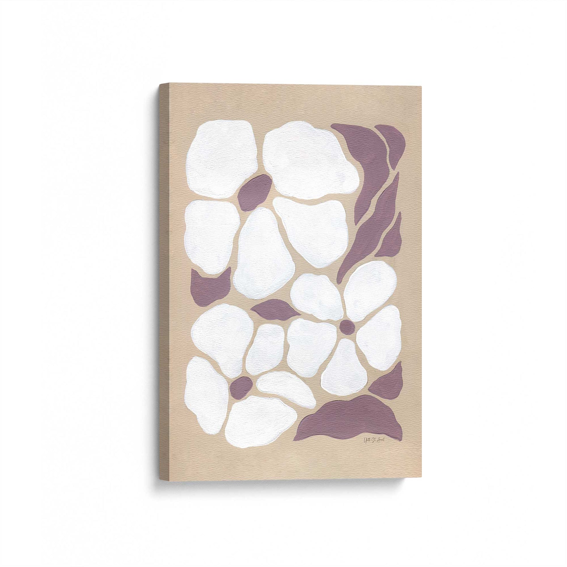 [Color:Stretched Canvas], Picture of art at an angle