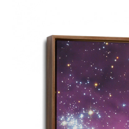 [Color:Walnut], Picture of art in a Walnut frame at an angle