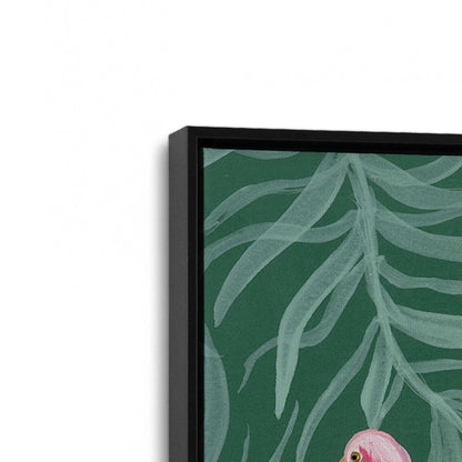 [Color:Satin Black], Picture of art in a Satin Black frame at an angle