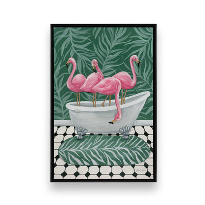 [Color:Satin Black], Picture of art in a Satin Black frame