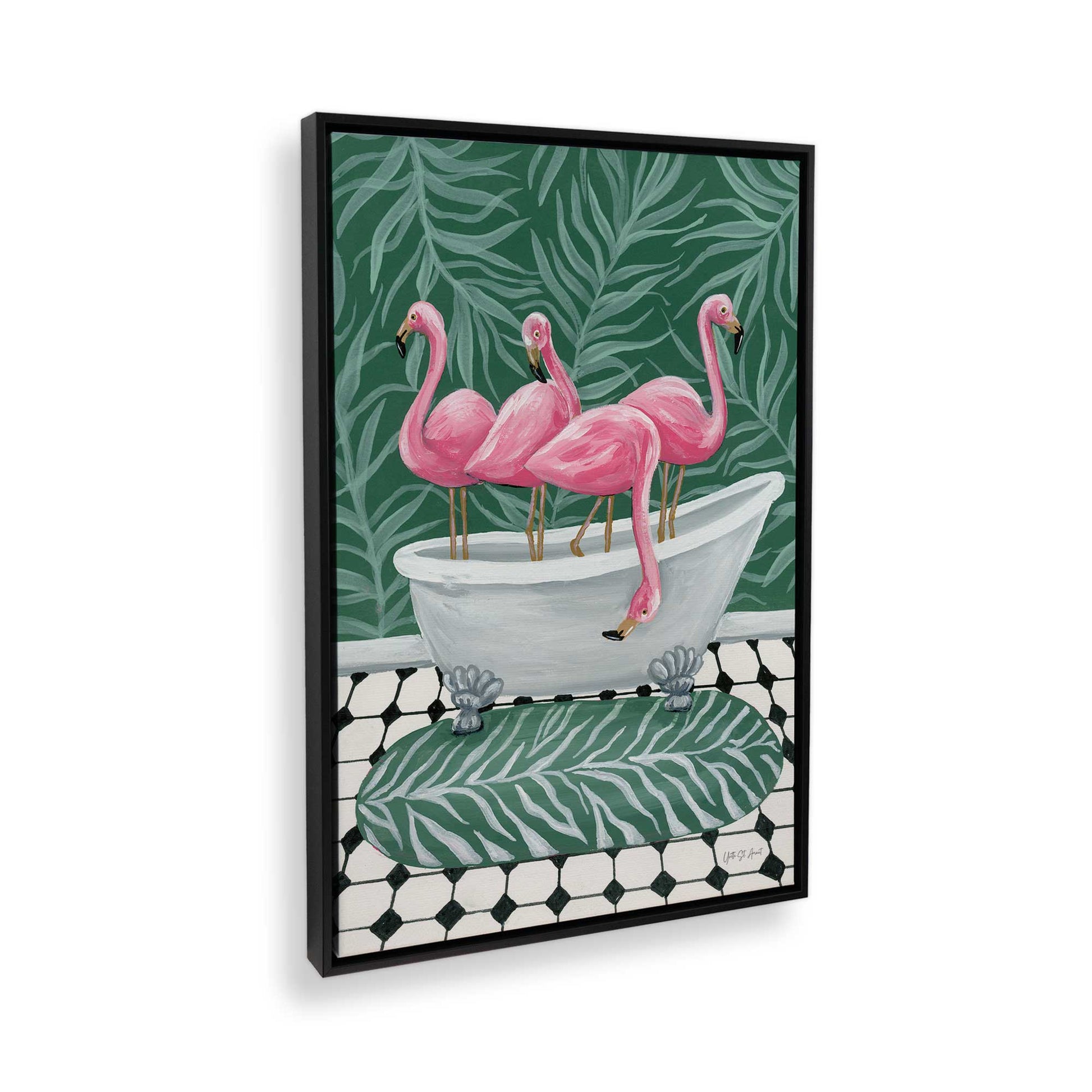 [Color:Satin Black], Picture of the corner of the art