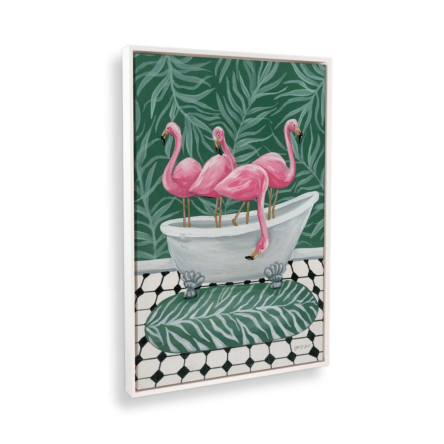 [Color:Opaque White], Picture of the corner of the art