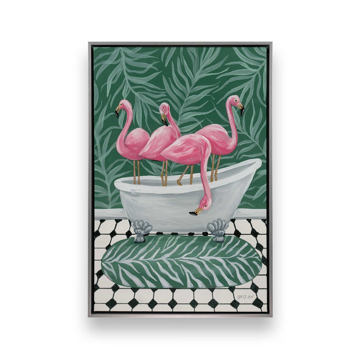 [Color:Polished Chrome], Picture of art in a Polished Chrome frame