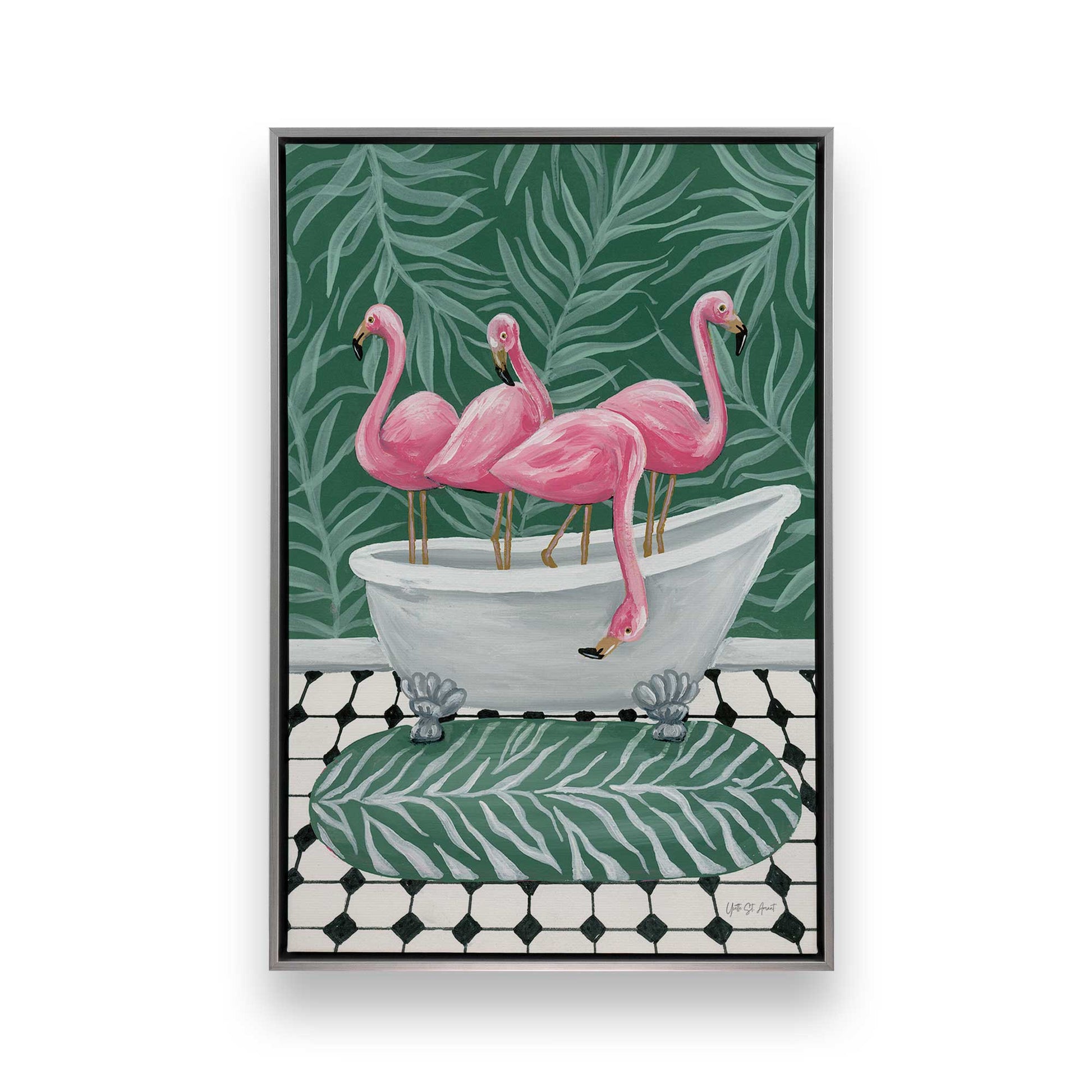 [Color:Polished Chrome], Picture of art in a Polished Chrome frame