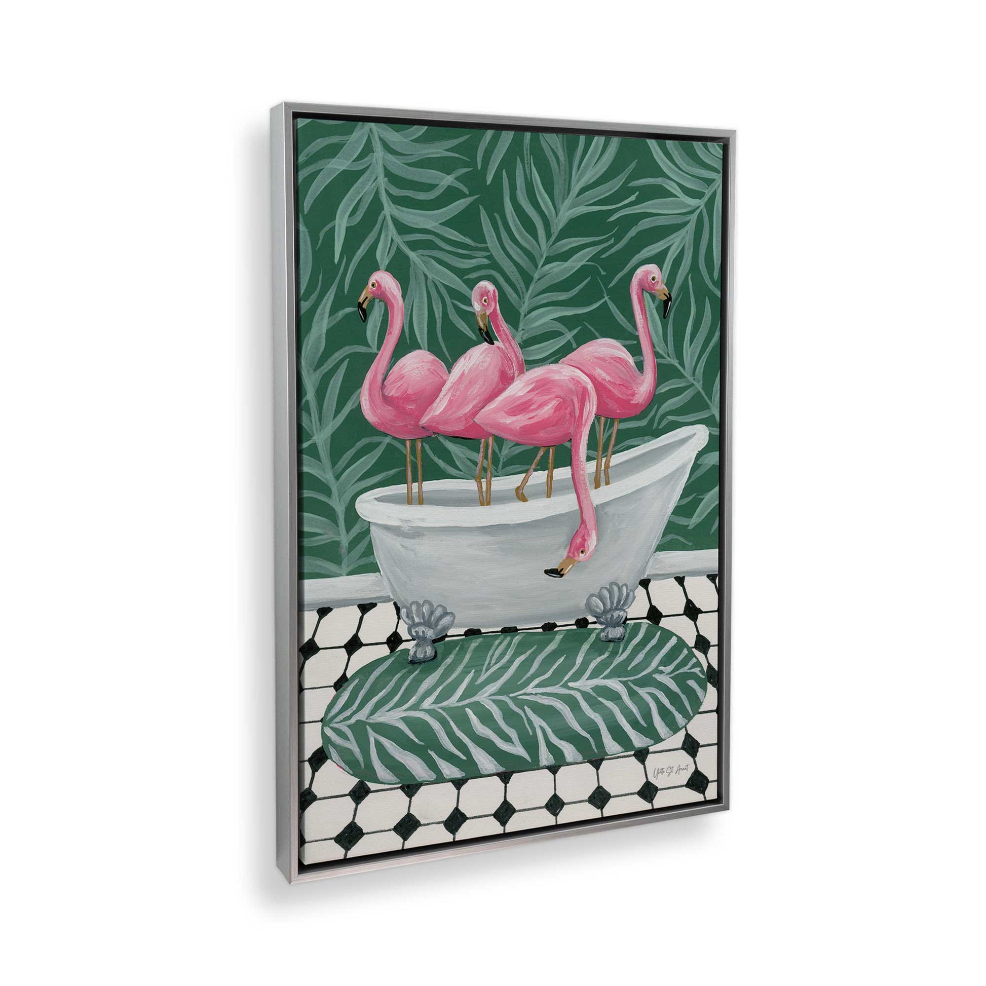 [Color:Polished Chrome], Picture of the corner of the art