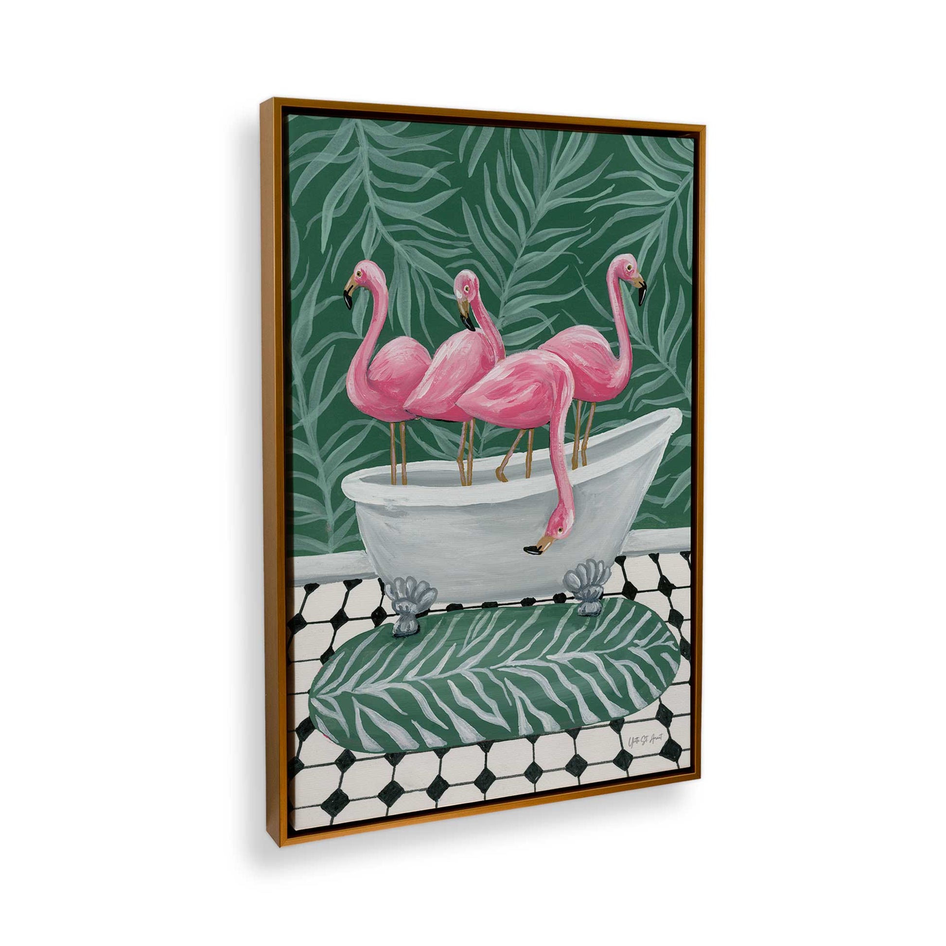 [Color:Polished Gold], Picture of the corner of the art