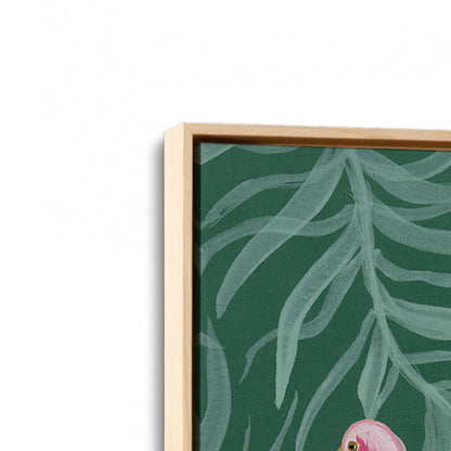 [Color:American Maple], Picture of art in a American Maple frame at an angle