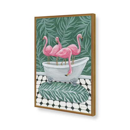 [Color:Polished Gold], Picture of art in a Polished Gold frame of the corner