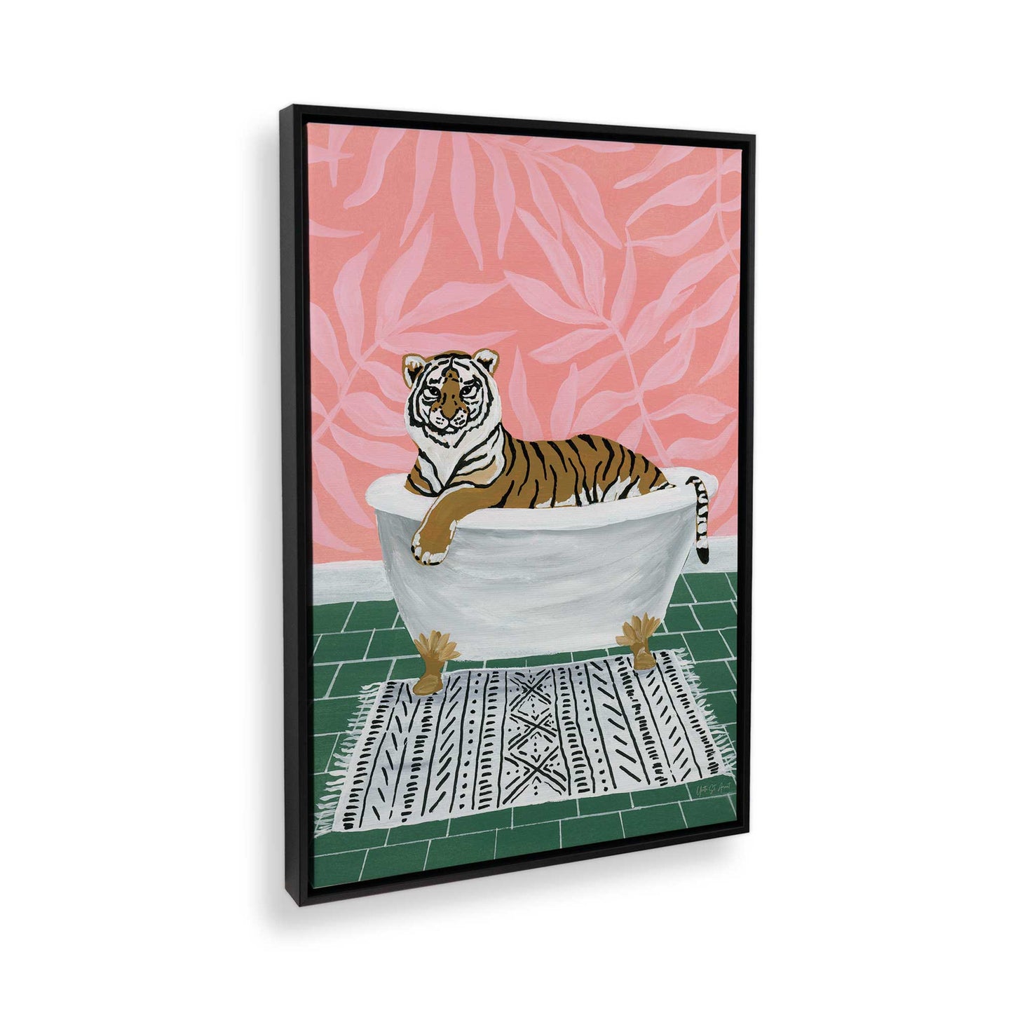 [Color:Satin Black], Picture of the corner of the art