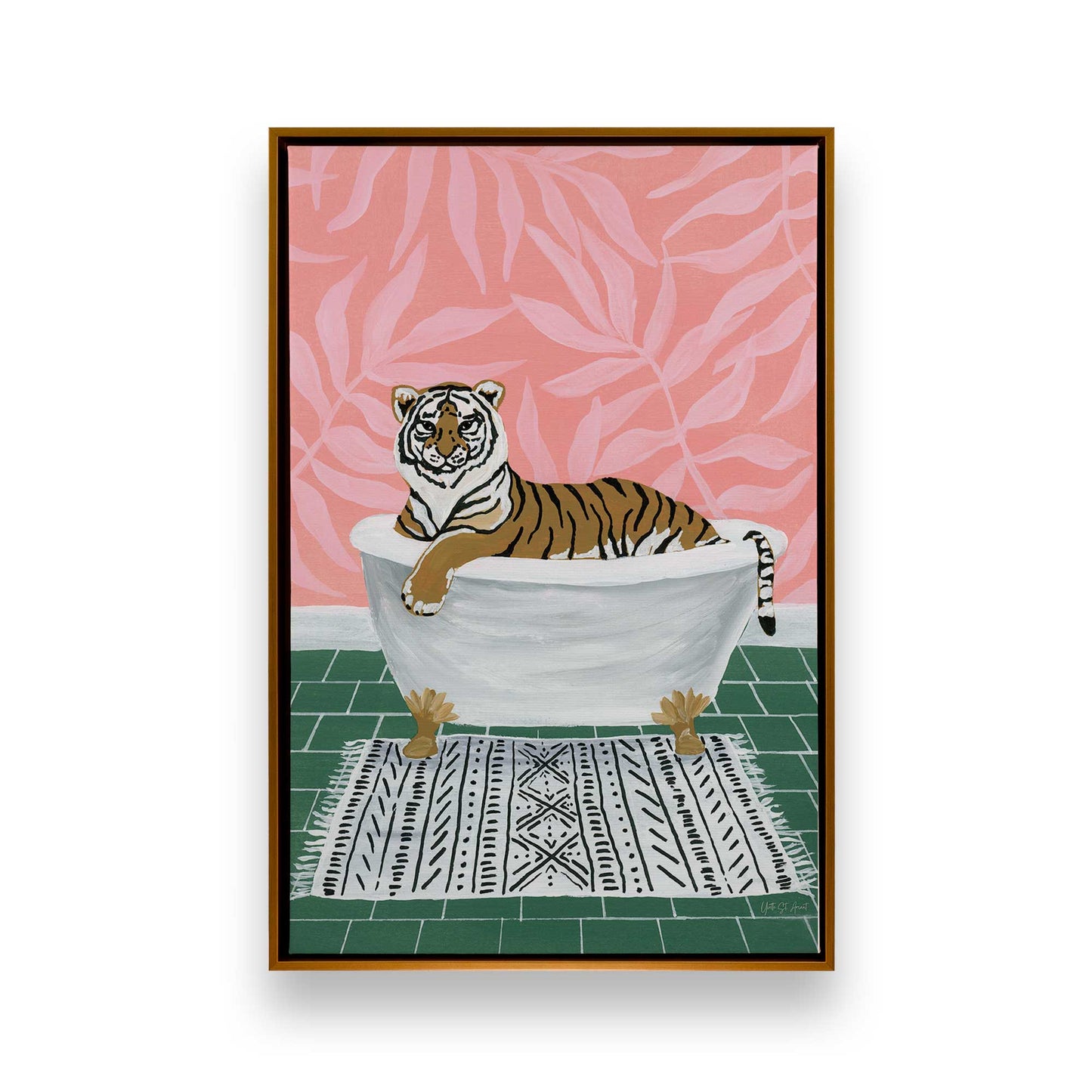 [Color:Polished Gold], Picture of art in a Polished Gold frame