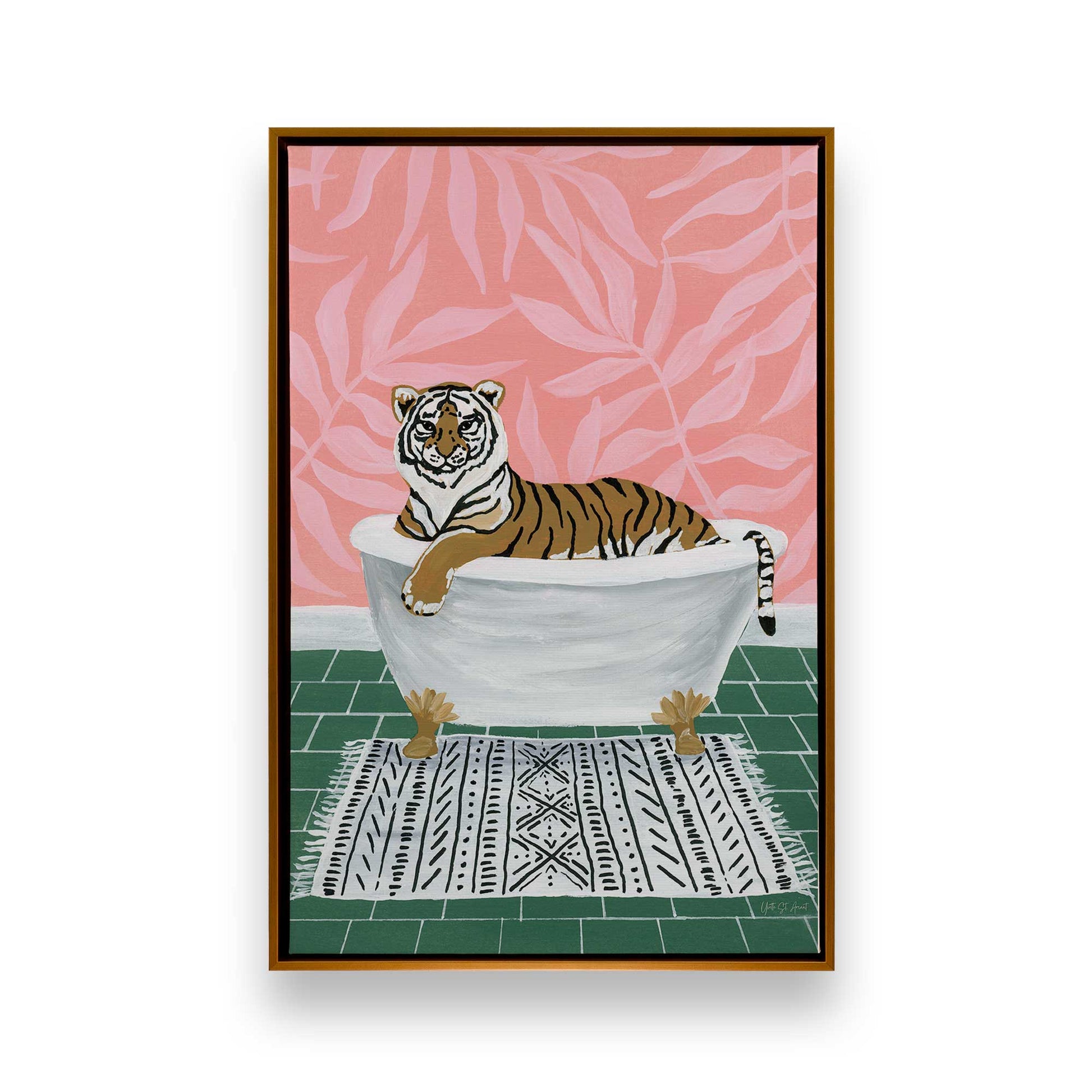 [Color:Polished Gold], Picture of art in a Polished Gold frame