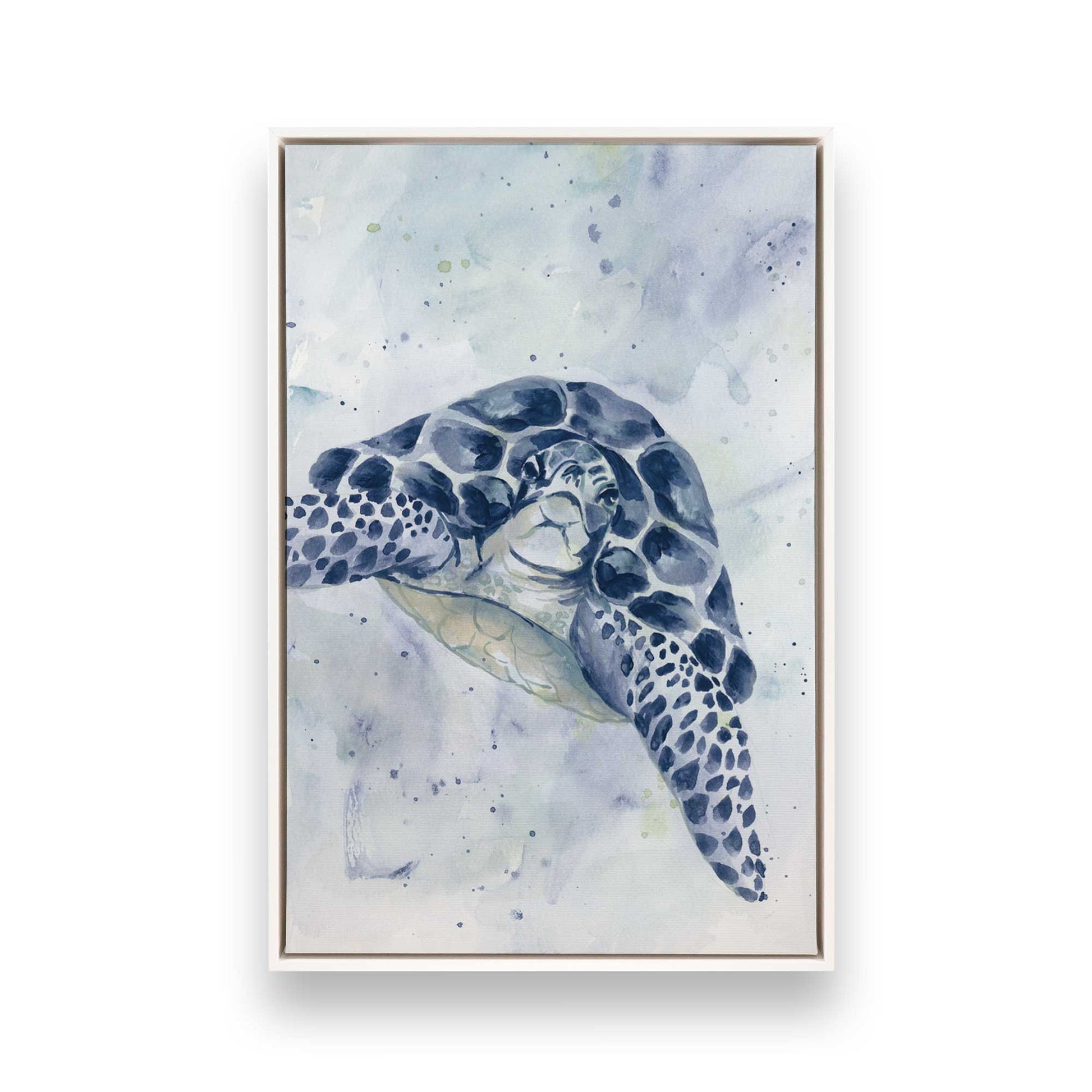 [Color:Opaque White], Picture of art in a White frame