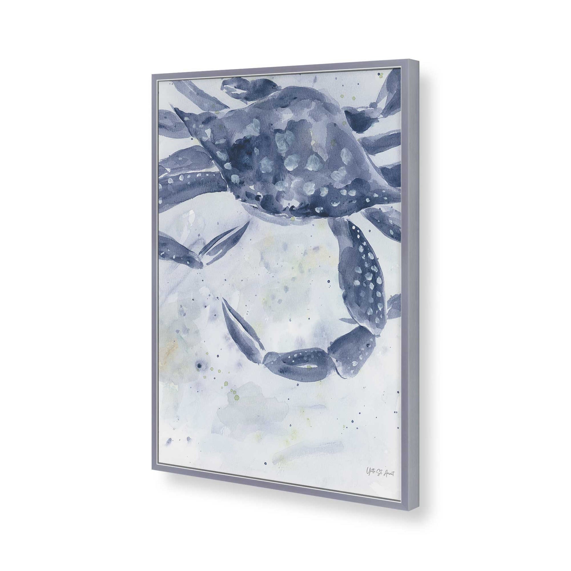 [Color:Polished Chrome], Picture of art in a Polished Chrome frame of the corner