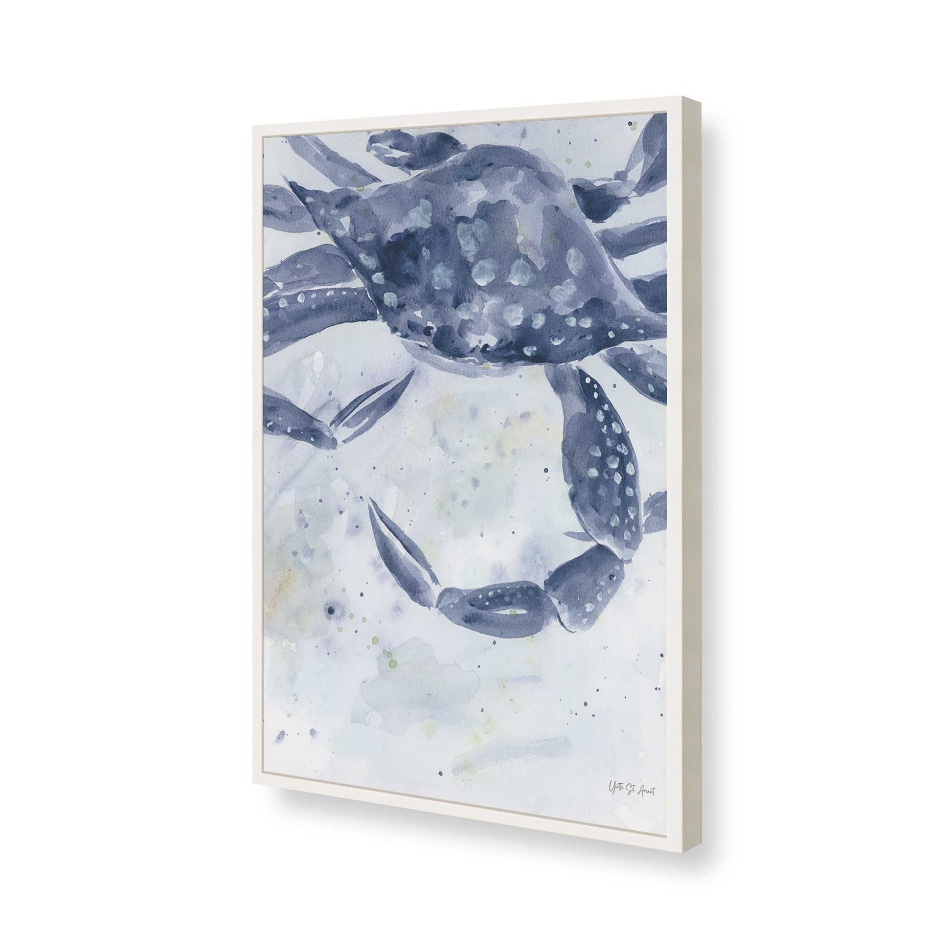 [Color:Opaque White], Picture of art in a Opaque White frame of the corner