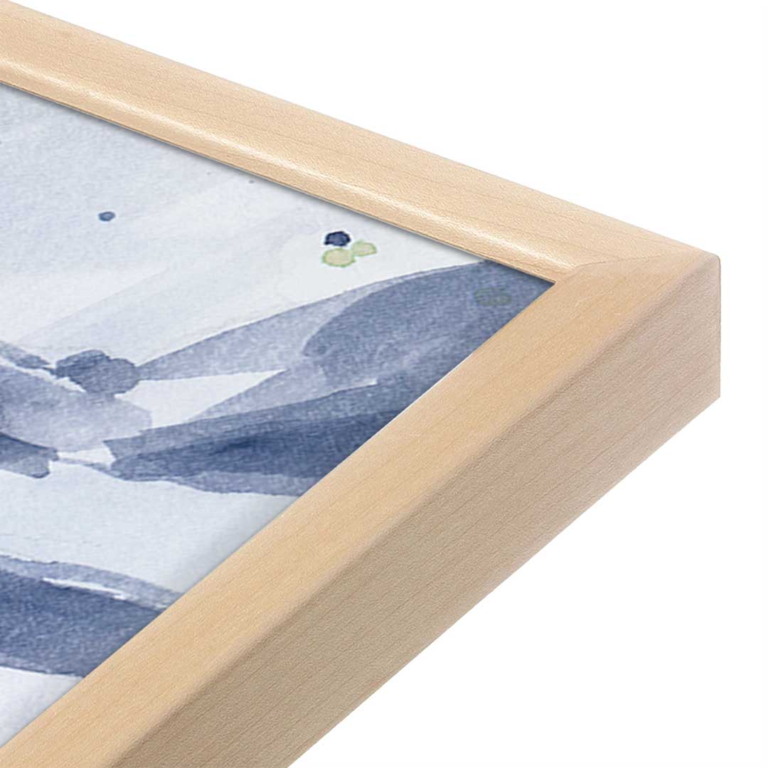 [Color:Raw Maple], Picture of art in a Raw Maple frame at an angle