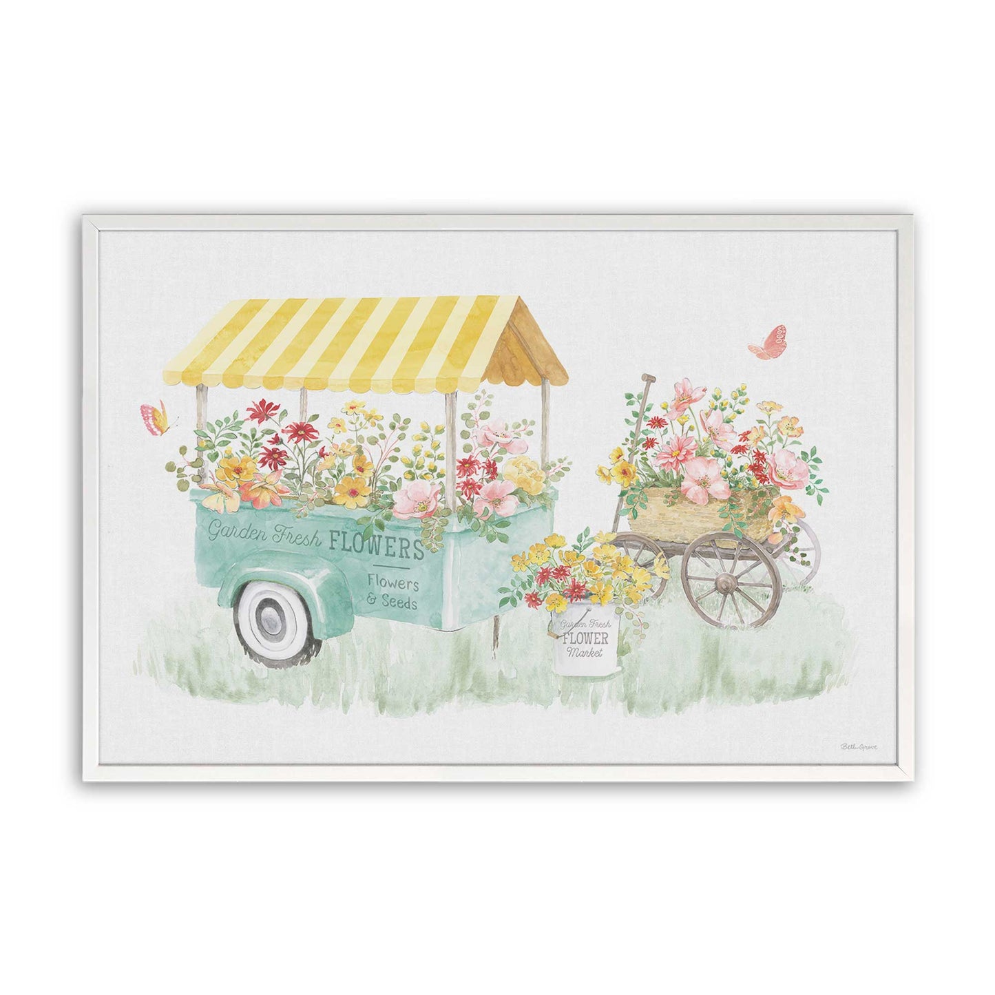 [Color:Opaque White], Picture of art in a Opaque White frame