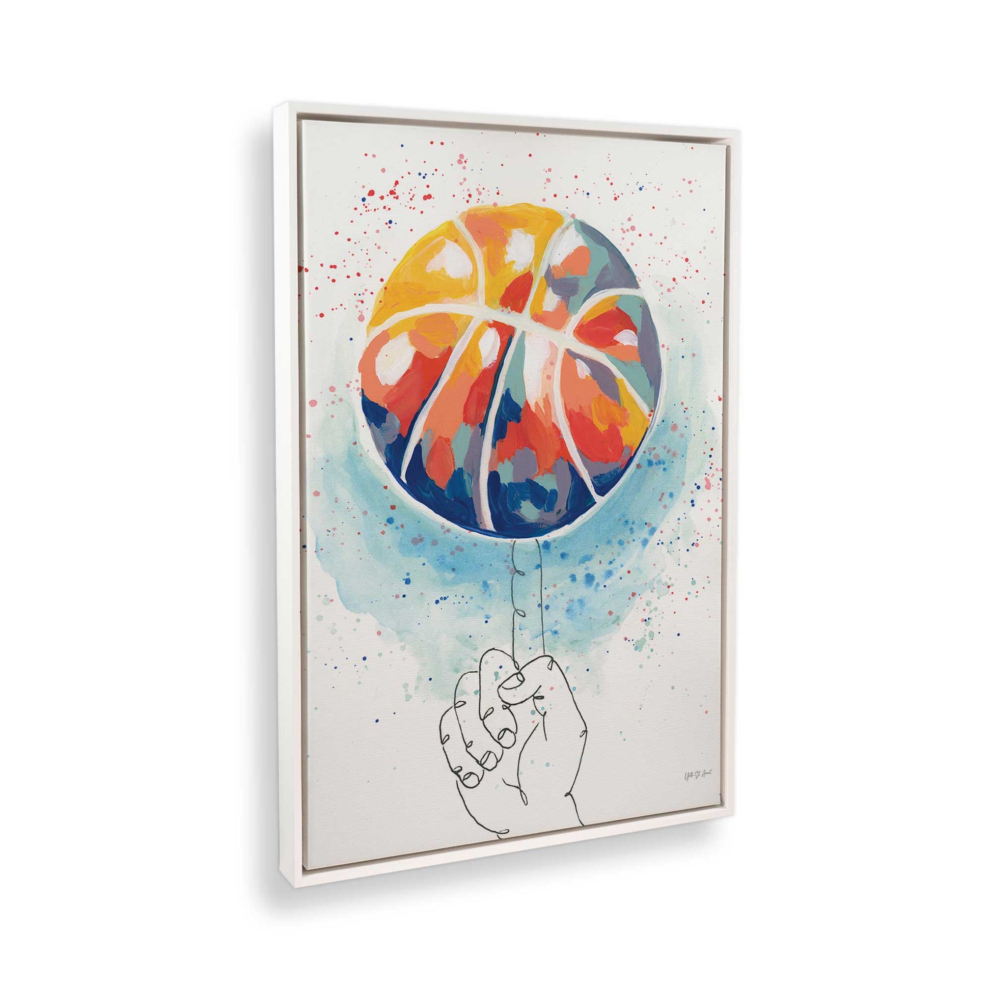 [Color:Opaque White], Picture of the corner of the art