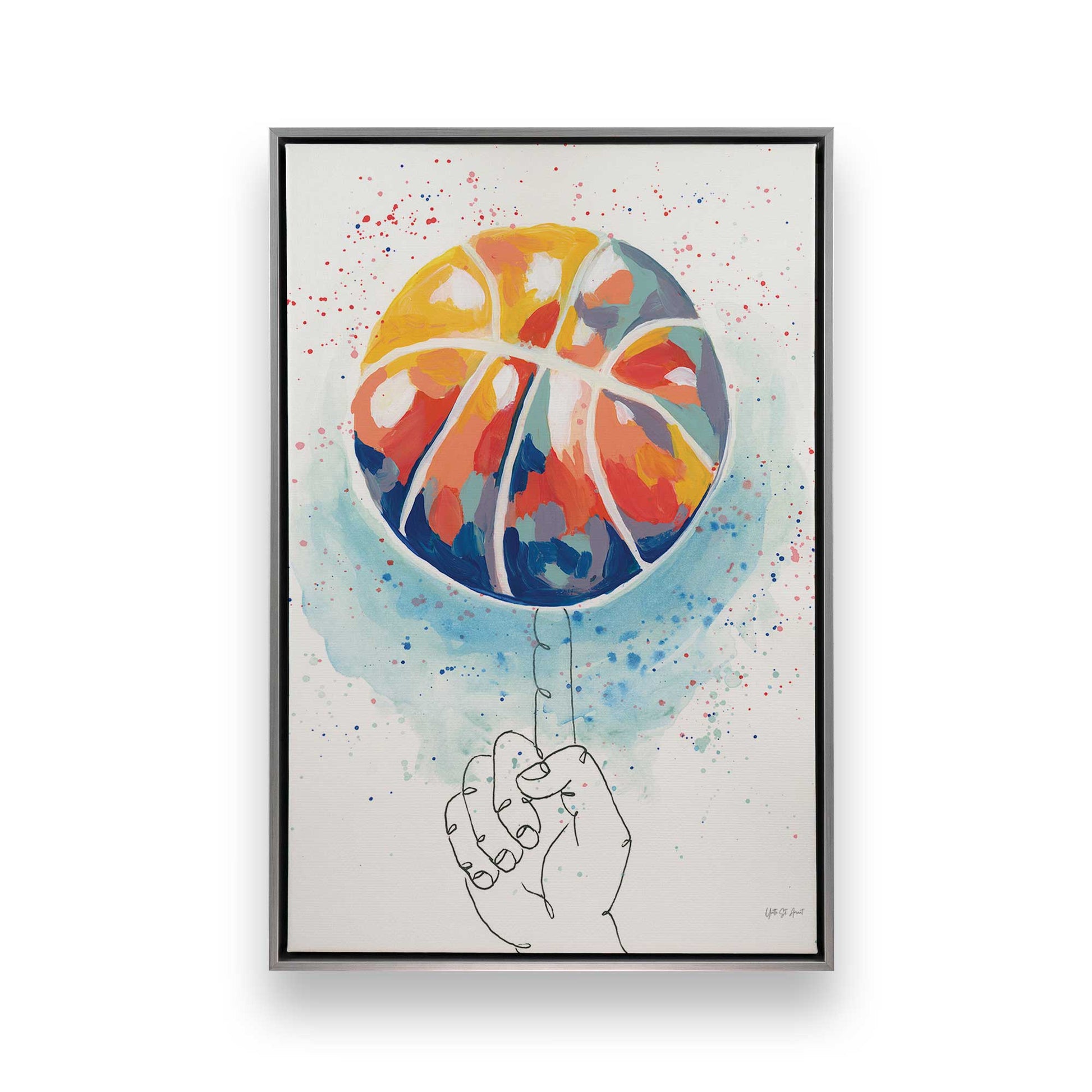 [Color:Polished Chrome], Picture of art in a Polished Chrome frame