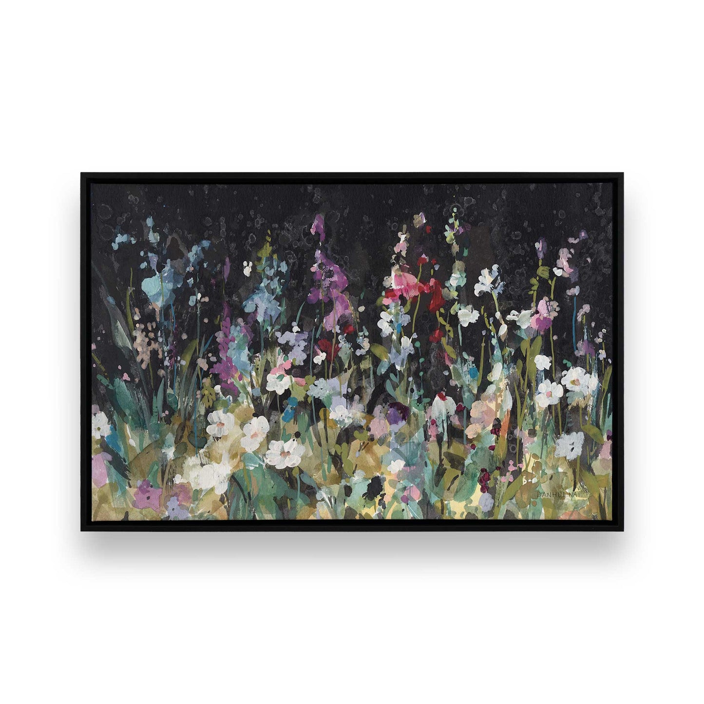 [Color:Satin Black], Picture of art in a Satin Black frame