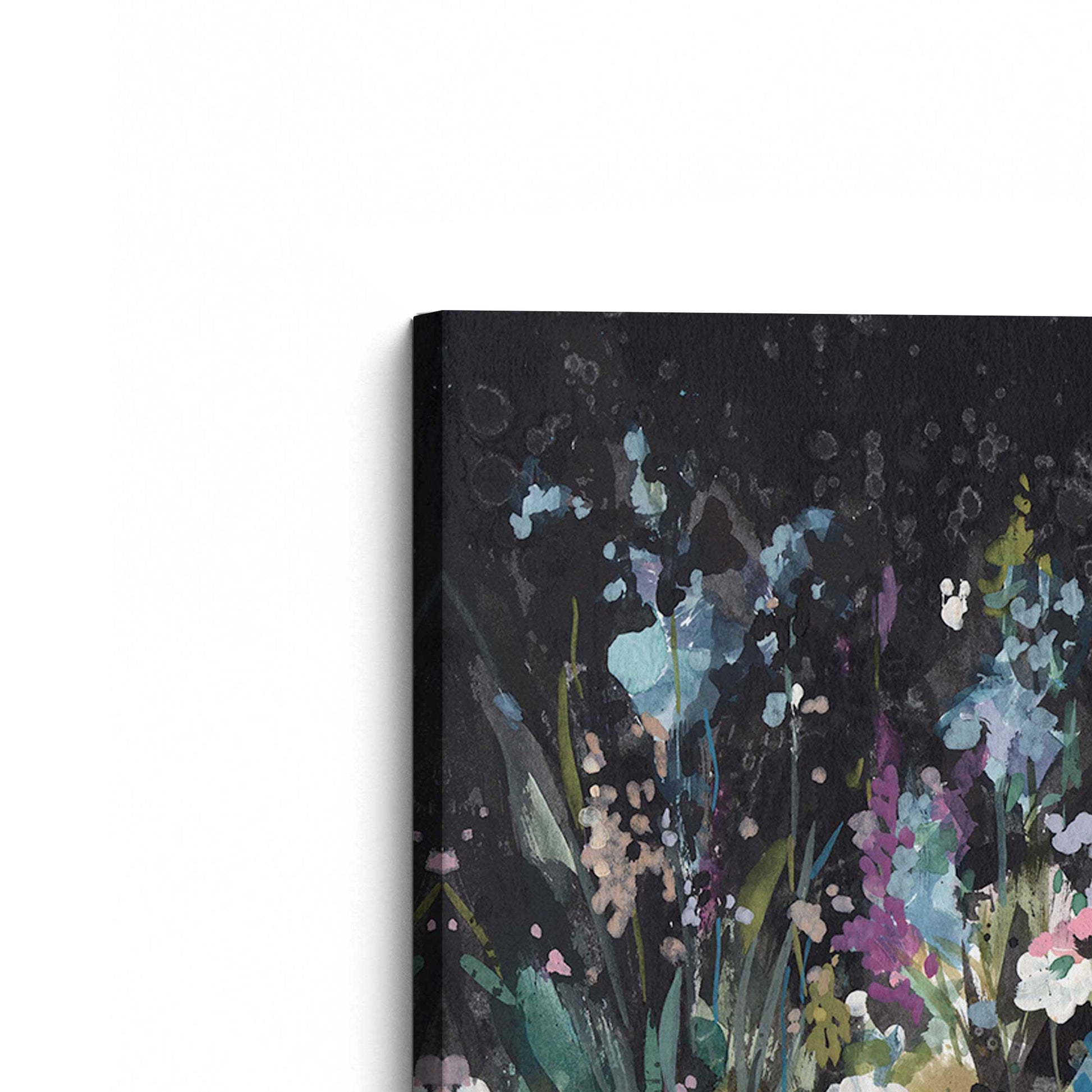 [Color:Stretched Canvas], Picture of the corner of the art