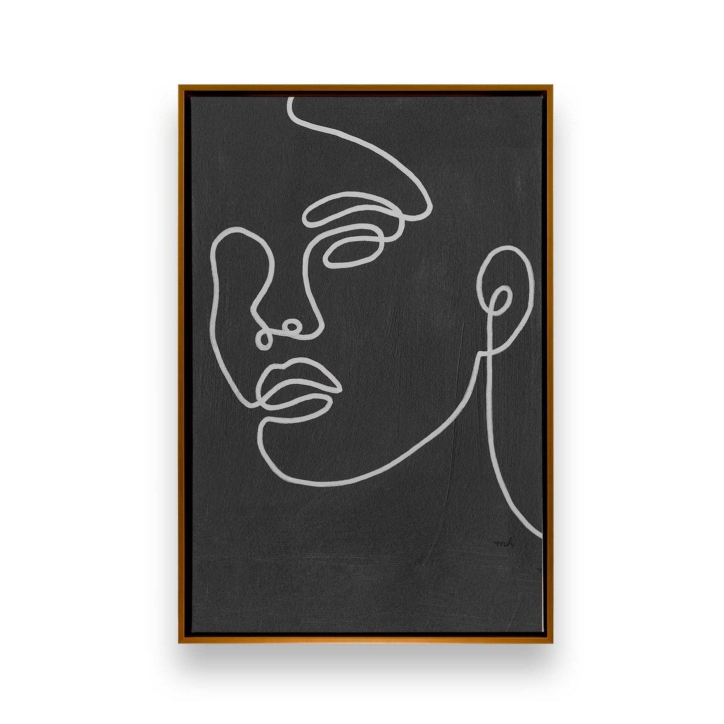 [Color:Polished Gold], Picture of art in a Polished Gold frame