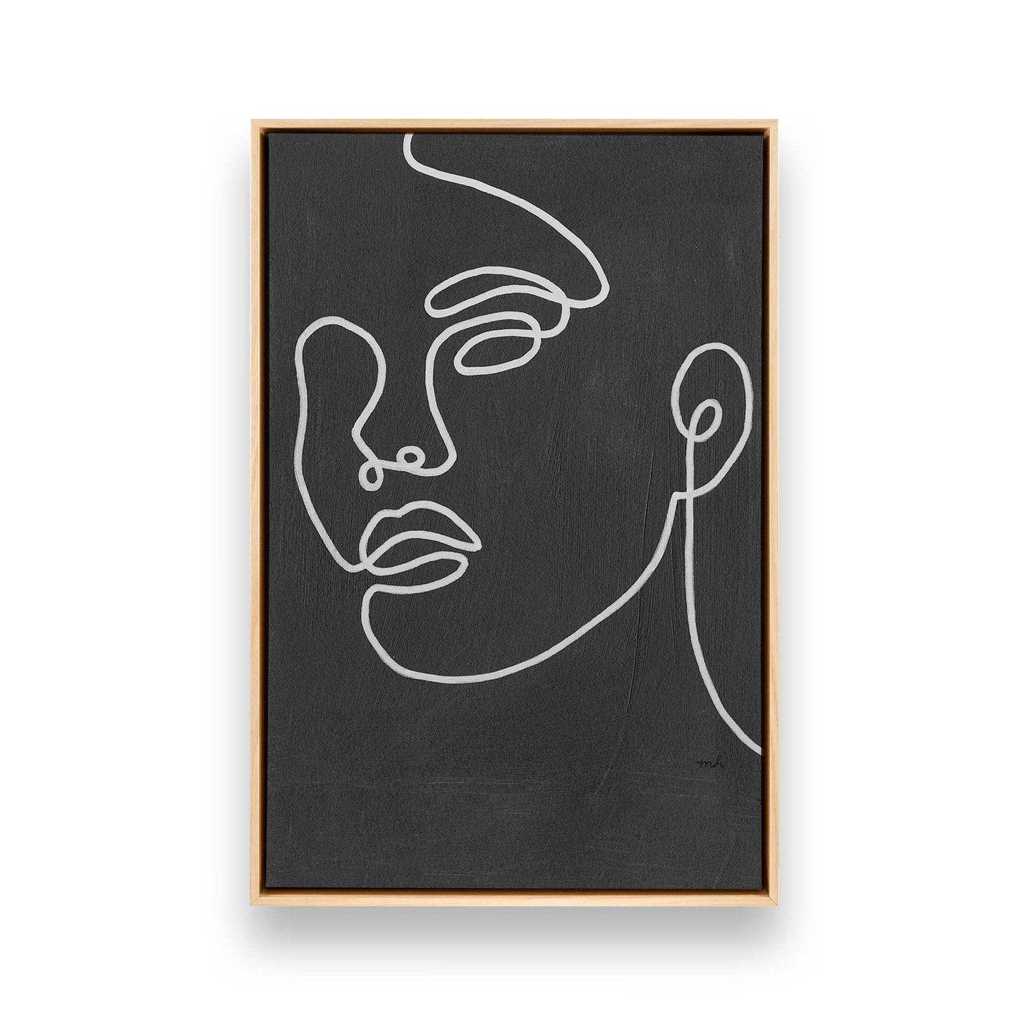 [Color:American Maple], Picture of art in a American Maple frame