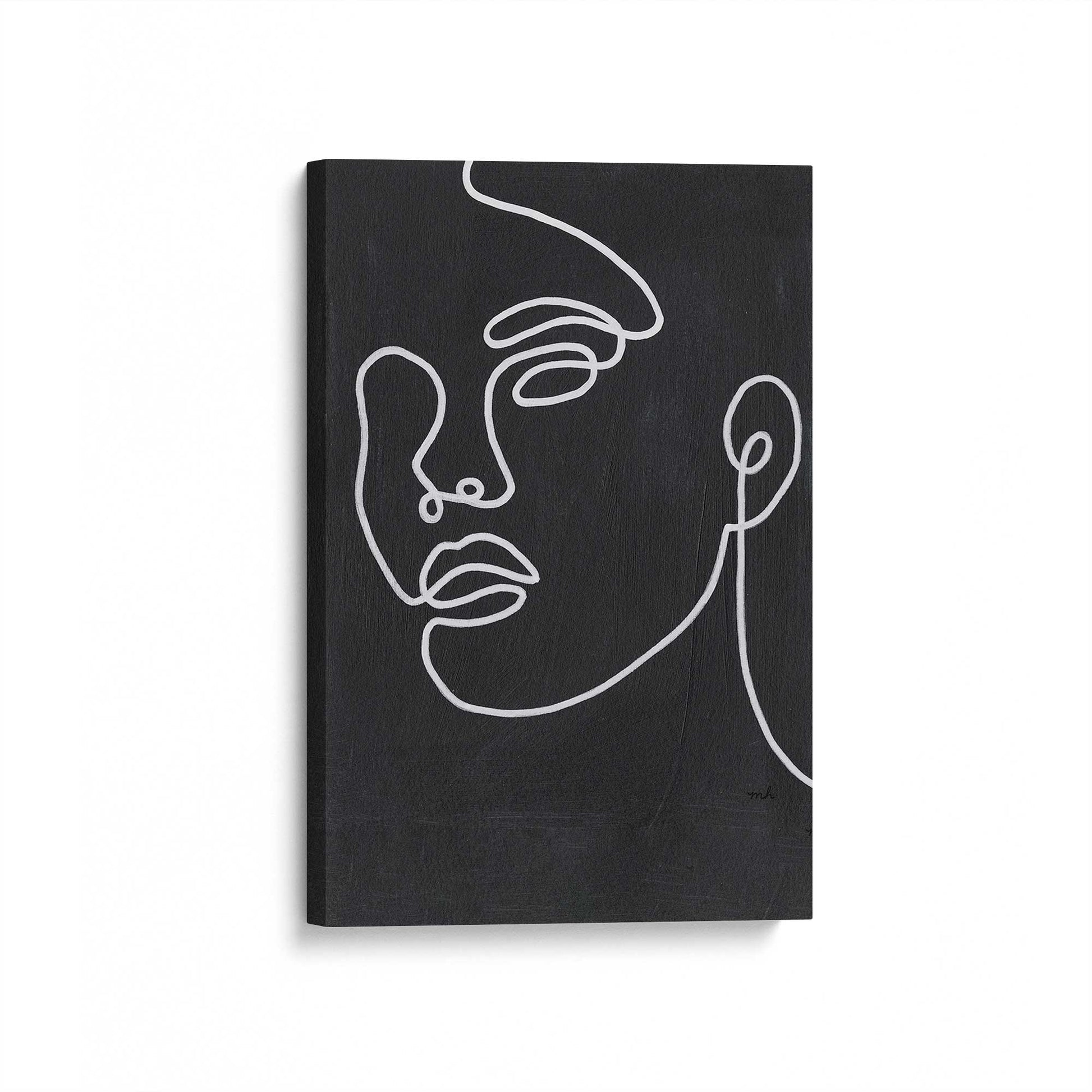 [Color:Stretched Canvas], Picture of art at an angle