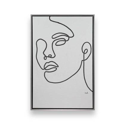 [Color:Polished Chrome], Picture of art in a Polished Chrome frame