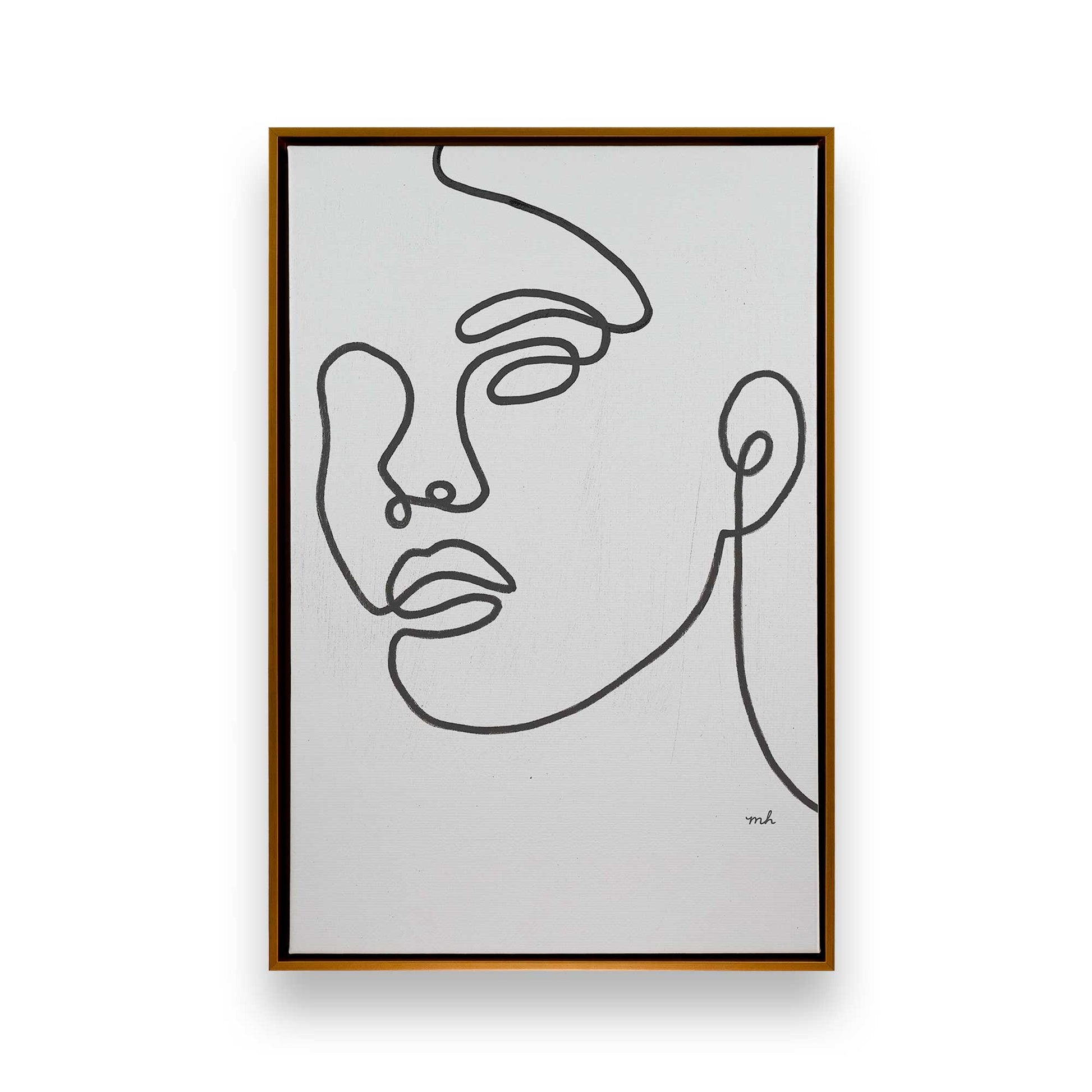 [Color:Polished Gold], Picture of art in a Polished Gold frame