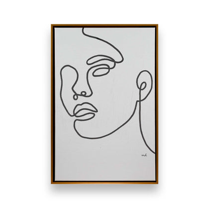 [Color:Polished Gold], Picture of art in a Polished Gold frame