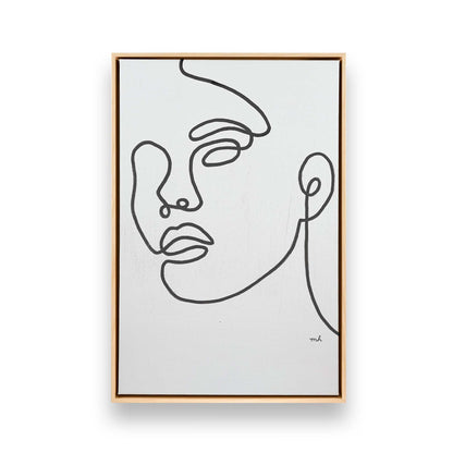 [Color:American Maple], Picture of art in a American Maple frame