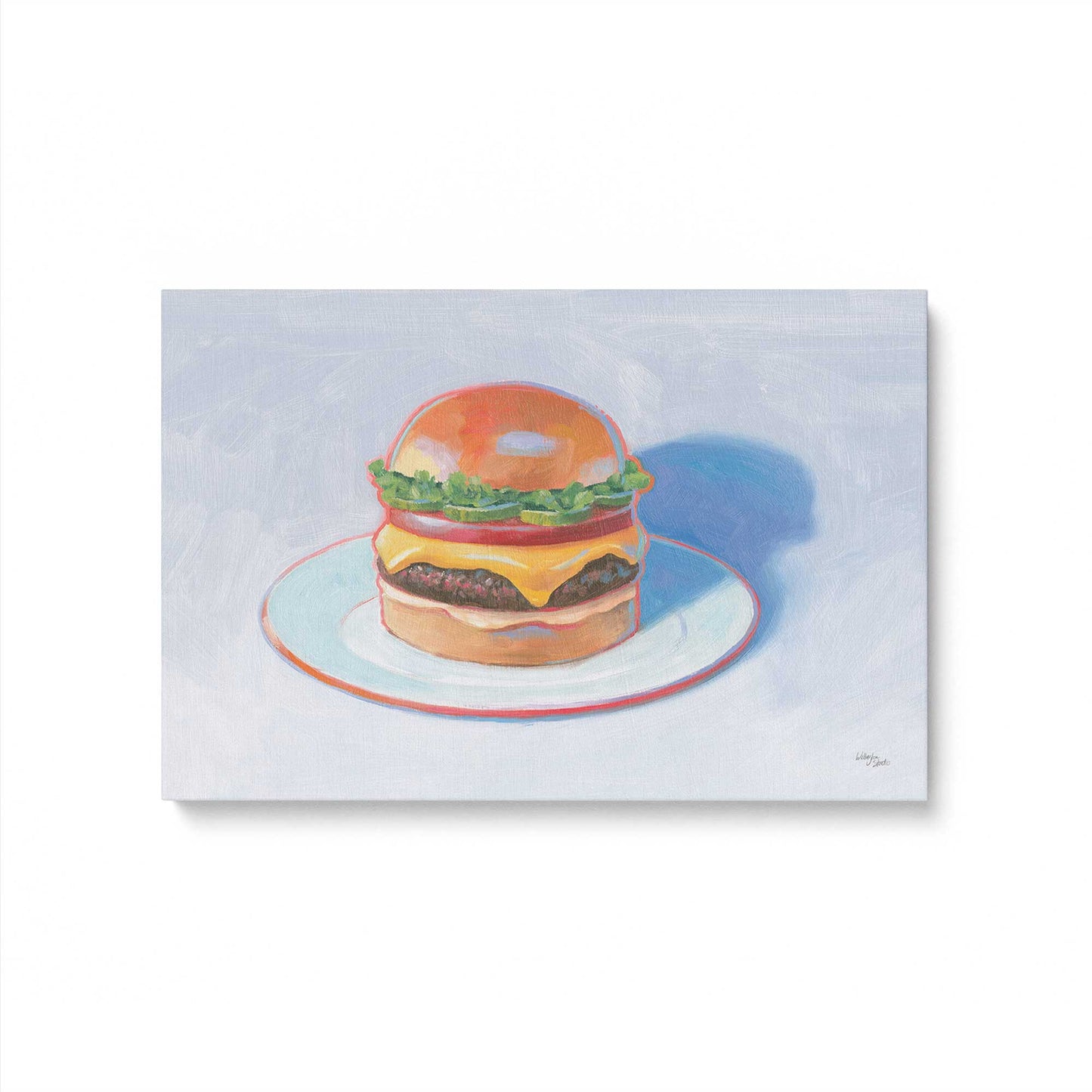 [Color:Stretched Canvas], Picture of art