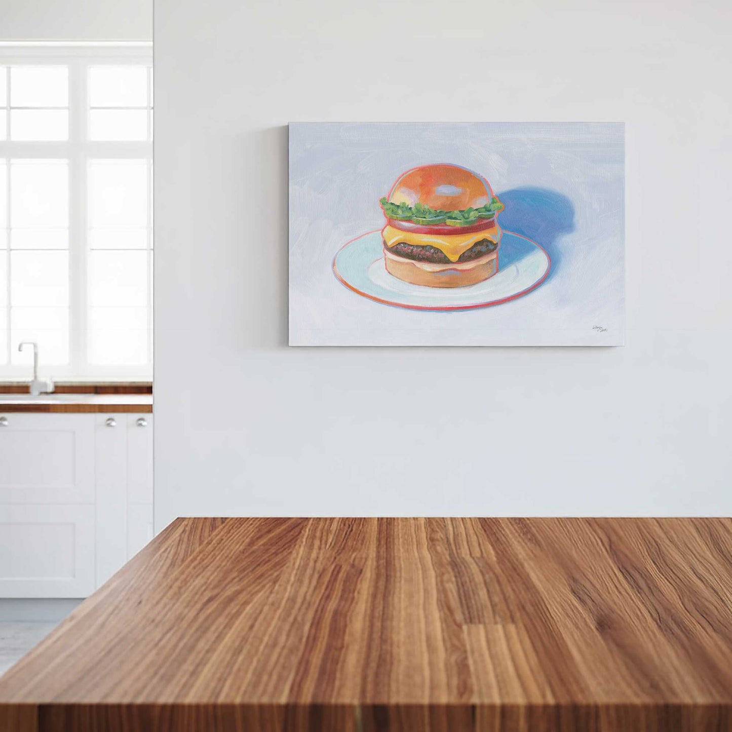 Picture of art in a room