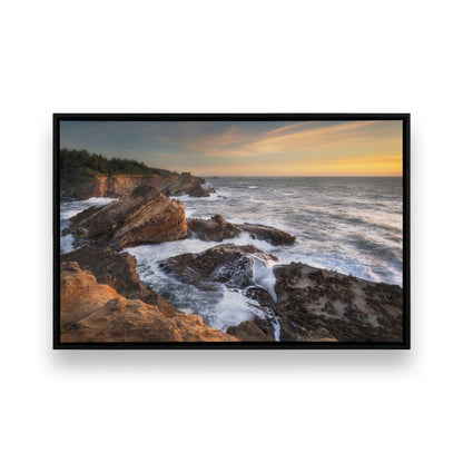 [Color:Satin Black], Picture of art in a Satin Black frame