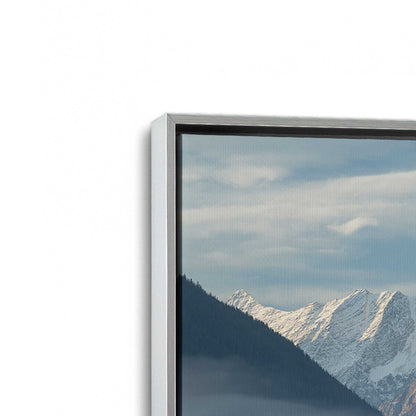 [Color:Polished Chrome], Picture of art in a Polished Chrome frame at an angle