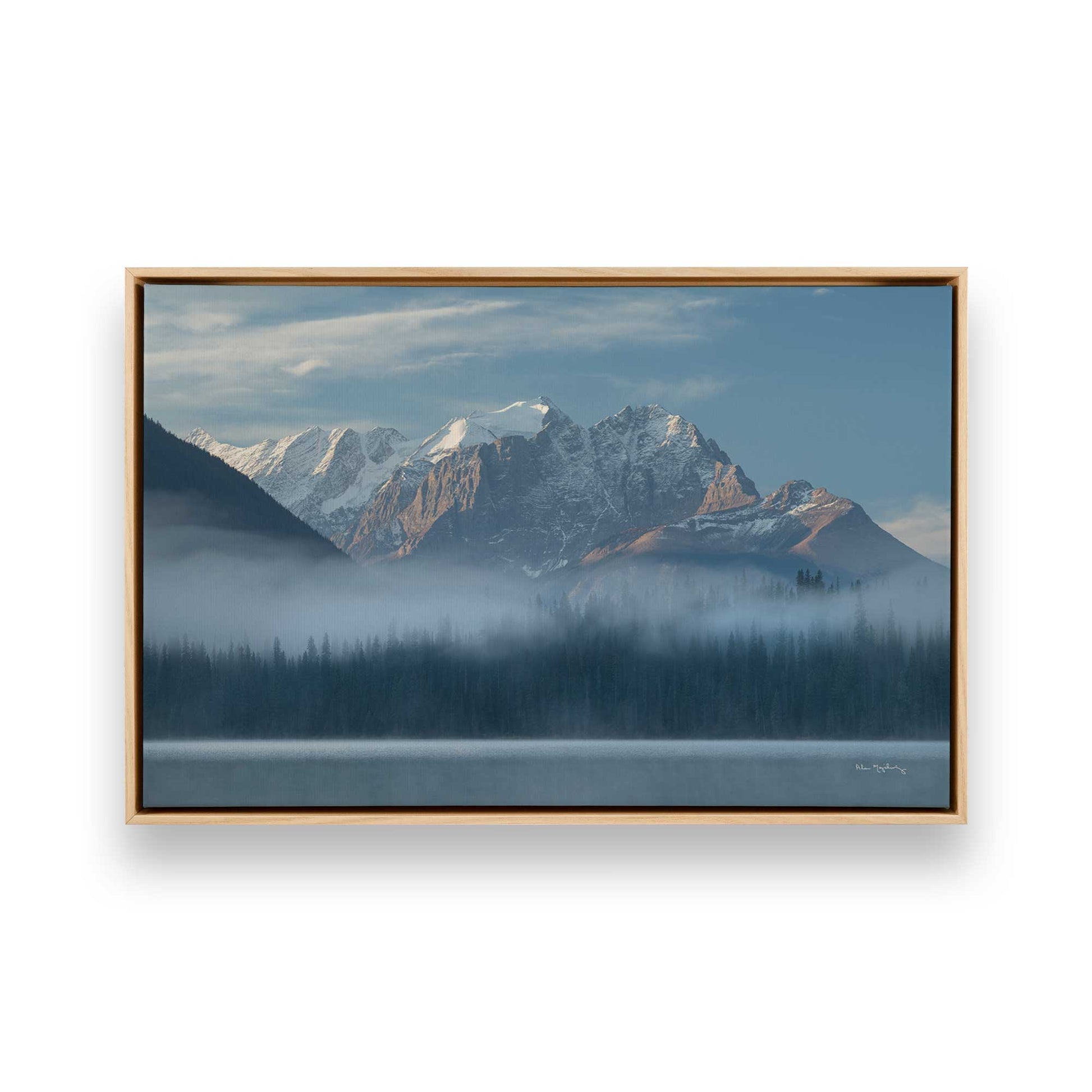 [Color:American Maple], Picture of art in a American Maple frame