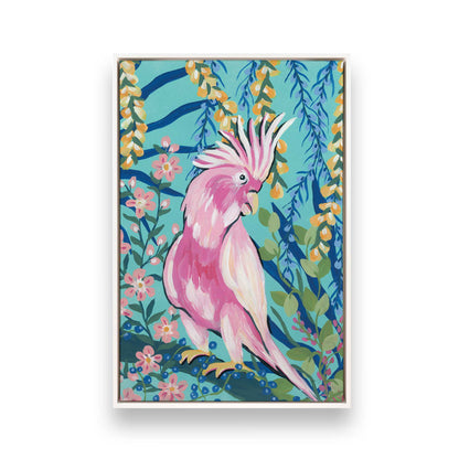 [Color:Opaque White], Picture of art in a White frame