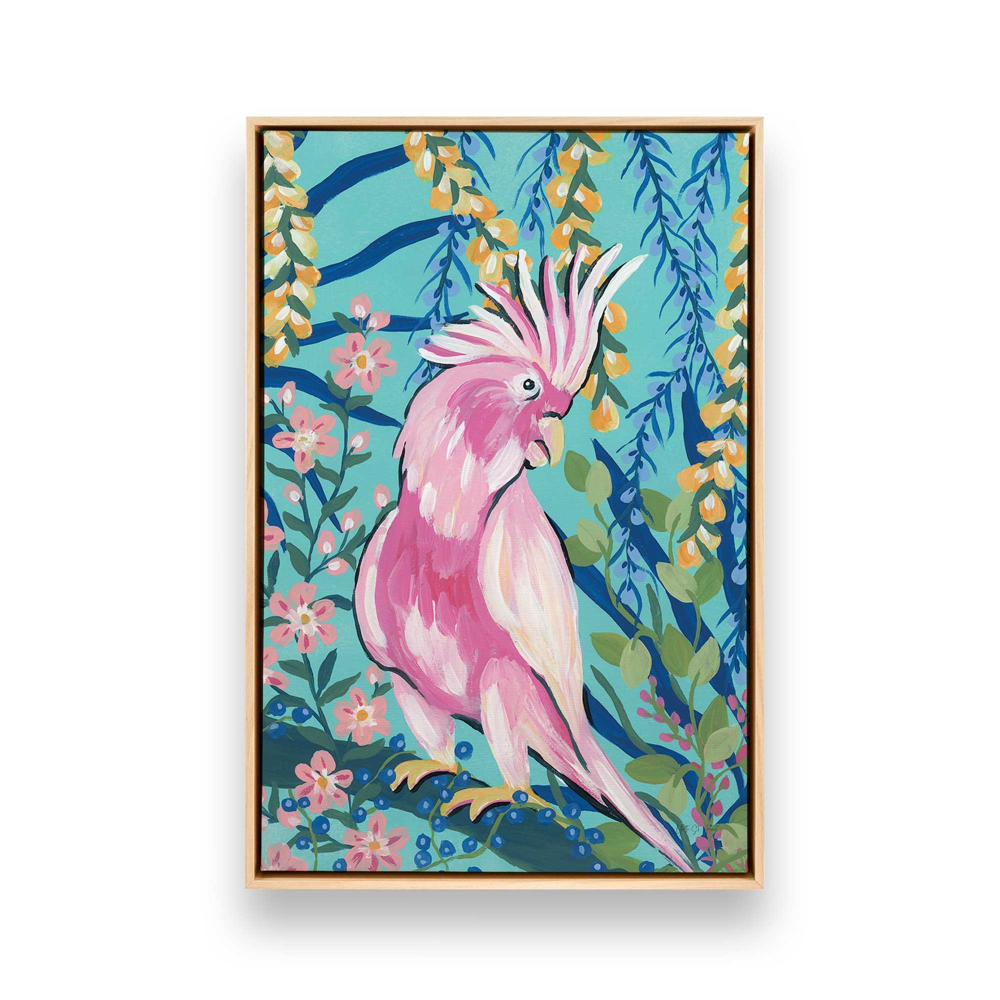 [Color:American Maple], Picture of art in a American Maple frame