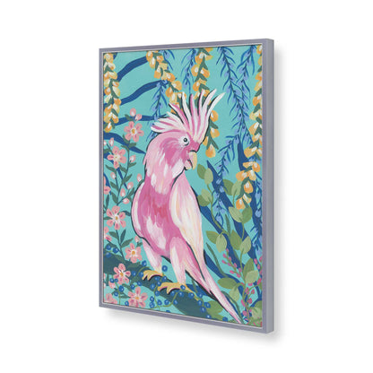 [Color:Polished Chrome], Picture of art in a Polished Chrome frame of the corner