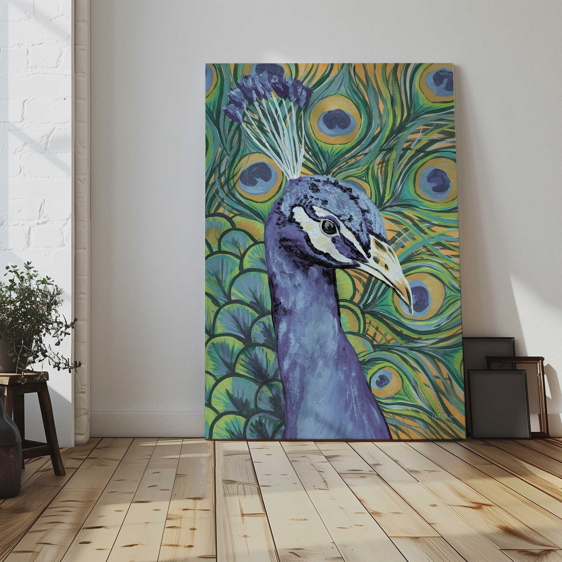 Picture of art in a room