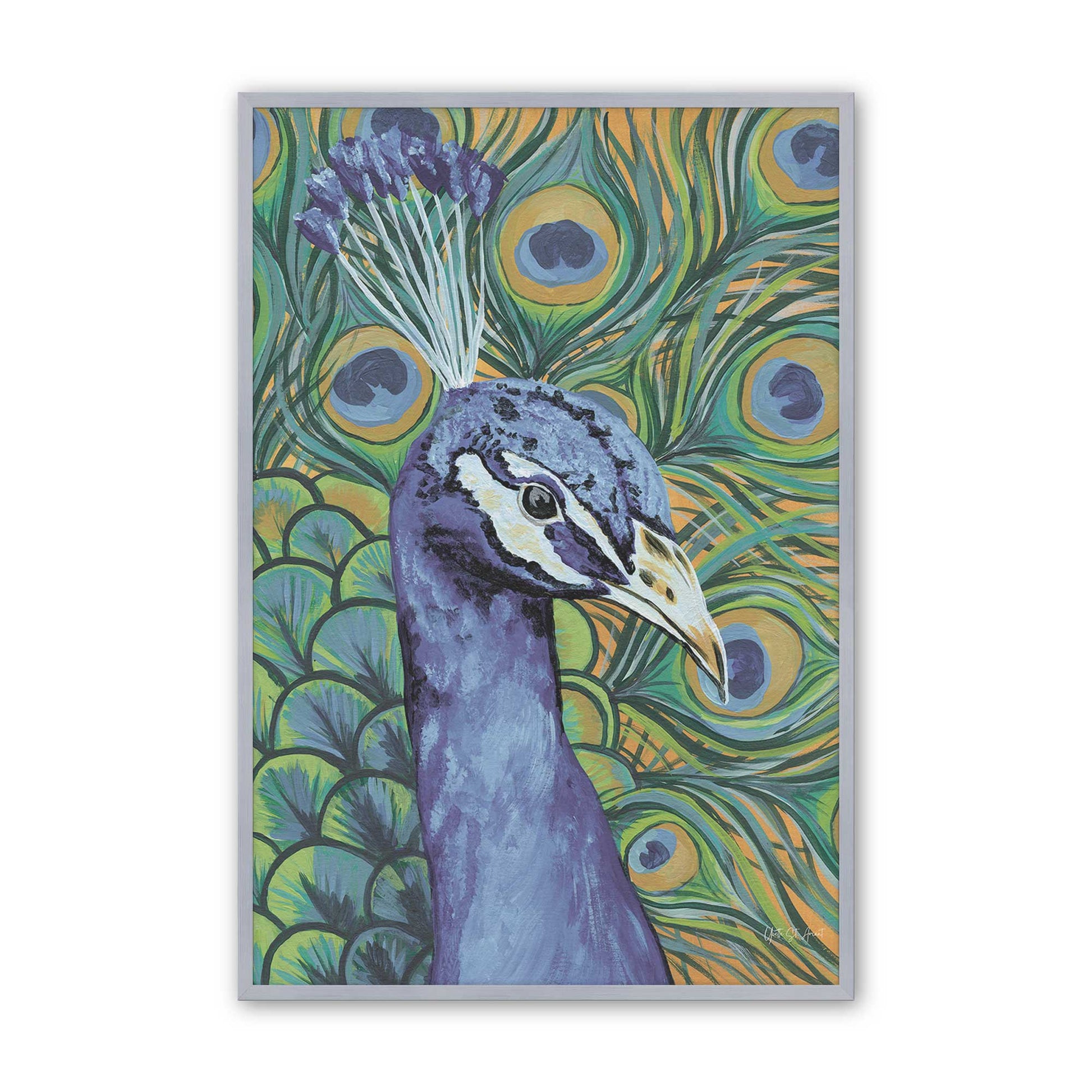 [Color:Polished Chrome], Picture of art in a Polished Chrome frame