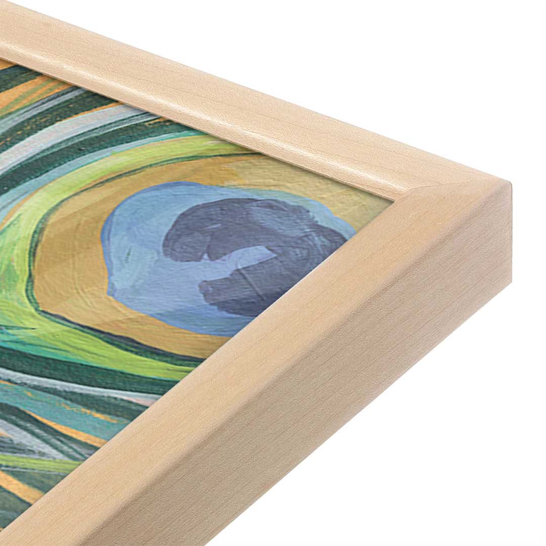 [Color:Raw Maple], Picture of art in a Raw Maple frame at an angle