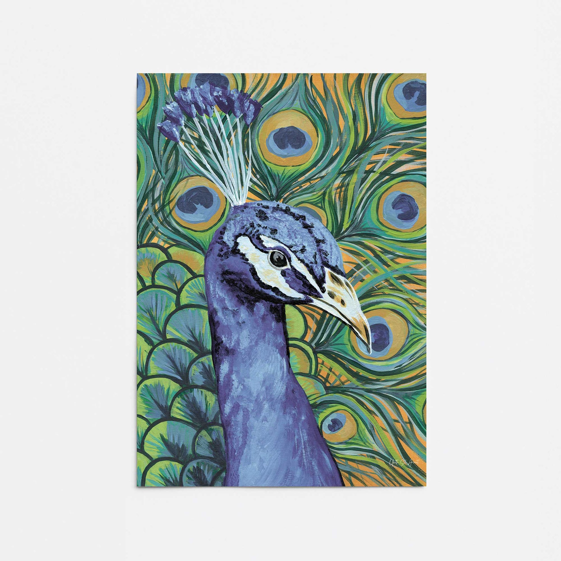 [Color:Rolled Print], Picture of close up of art