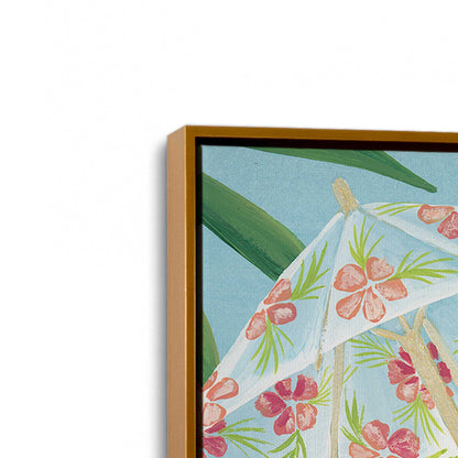 [Color:Polished Gold], Picture of art in a Polished Gold frame at an angle